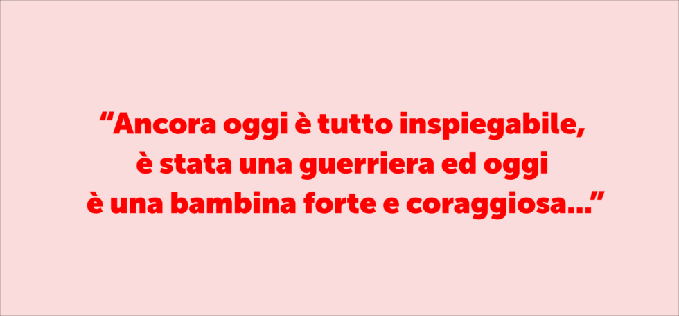 Trombosi nei bambini: la storia di Camilla Maria