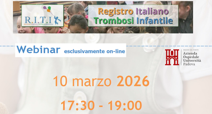 Webinar – “Storia naturale dello stroke ischemico in ambito pediatrico”